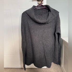 Tahari Charcoal Cowl Neck Sweater